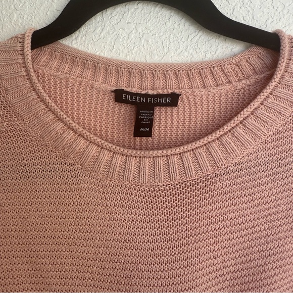 Eileen Fisher Blush Knit Pullover - Picture 4 of 10
